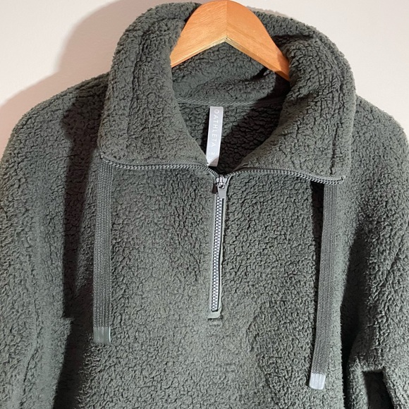 Athleta Talus Sherpa Half Zip Pullover Sweatshirt - Picture 5 of 7